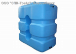 Бак пластиковый для воды прямоугольной формы ATР 1000 литров (синий) 